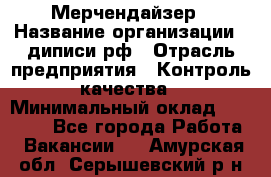 Мерчендайзер › Название организации ­ диписи.рф › Отрасль предприятия ­ Контроль качества › Минимальный оклад ­ 20 000 - Все города Работа » Вакансии   . Амурская обл.,Серышевский р-н